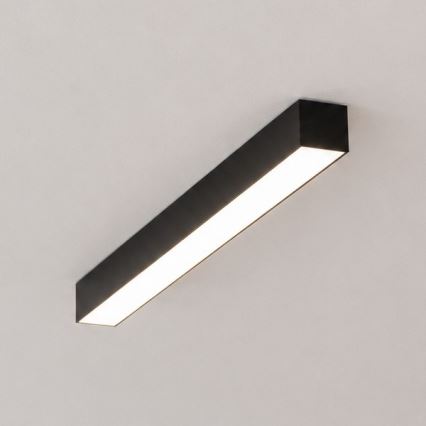 Brilagi - LED lubinis paviršinis šviestuvas FULLDAY LED/10/15/20W/230V 2700/4000/6000K 60 cm juodas