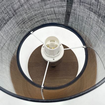 Brilagi - LED Lubinis šviestuvas ANTHONY 1xE14/60W/230V ąžuolo riešutas/juoda