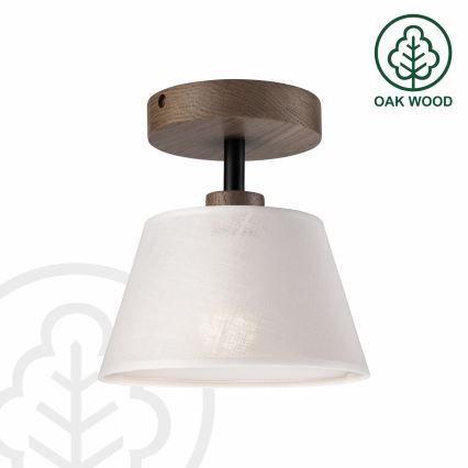Brilagi - LED Lubinis šviestuvas ANTHONY 1xE14/60W/230V ąžuolo riešutas/balta