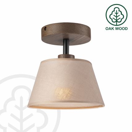 Brilagi - LED Lubinis šviestuvas ANTHONY 1xE14/60W/230V ąžuolas-riešutas/kreminė