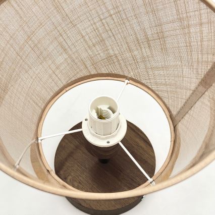 Brilagi - LED Lubinis šviestuvas ANTHONY 1xE14/60W/230V ąžuolas-riešutas/kreminė