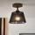 Brilagi - LED Lubinis šviestuvas ANTHONY 1xE14/60W/230V ąžuolo riešutas/juoda