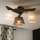 Brilagi - LED Lubinis šviestuvas ANTHONY 3xE14/40W/230V ąžuolo riešutas