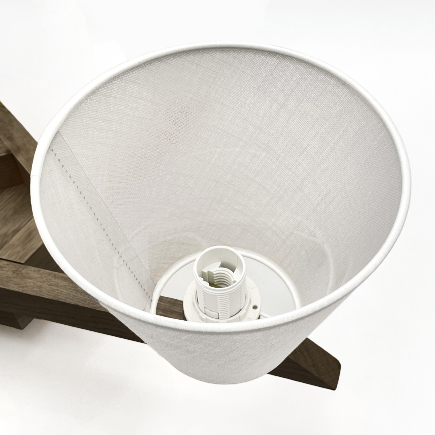 Brilagi - LED Lubinis šviestuvas ANTHONY 5xE14/40W/230V ąžuolo riešutas
