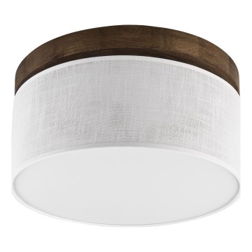 Brilagi - LED Lubinis šviestuvas BELLADONNA 1xE27/15W/230V diametras 30 cm balta/ąžuolas