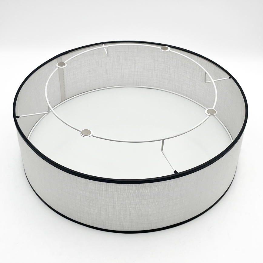 Brilagi - LED Lubinis šviestuvas BELLADONNA 2xE27/15W/230V diametras 40 cm balta/ąžuolas