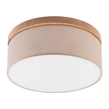 Brilagi - LED Lubinis šviestuvas BELLADONNA 2xE27/15W/230V smėlio spalvos/ąžuolas
