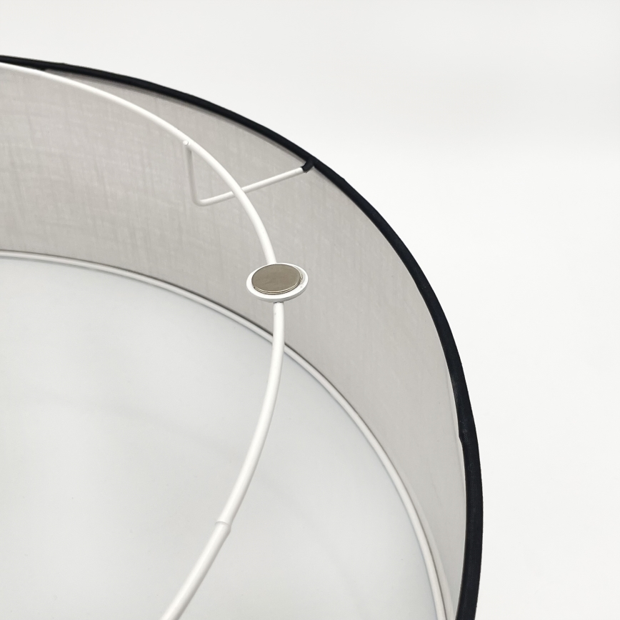 Brilagi - LED Lubinis šviestuvas BELLADONNA 3xE27/15W/230V diametras 50 cm balta/ąžuolas
