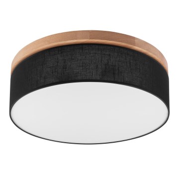Brilagi - LED Lubinis šviestuvas BELLADONNA 3xE27/15W/230V juodas/ąžuolas