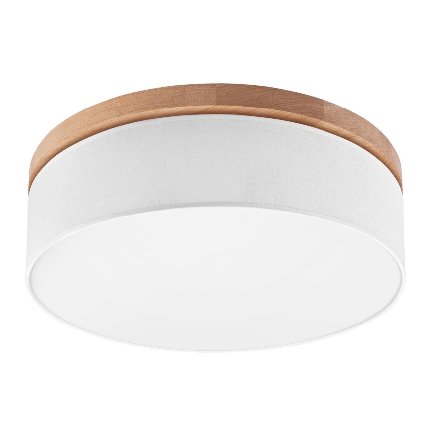 Brilagi - LED Lubinis šviestuvas BELLADONNA 3xE27/15W/230V skersmuo 50 cm balta/ąžuolas