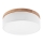 Brilagi - LED Lubinis šviestuvas BELLADONNA 3xE27/15W/230V skersmuo 50 cm balta/ąžuolas