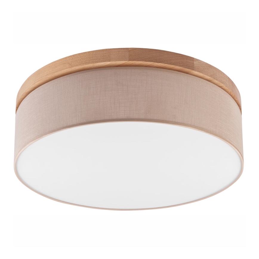 Brilagi - LED Lubinis šviestuvas BELLADONNA 3xE27/15W/230V smėlio spalvos/ąžuolas