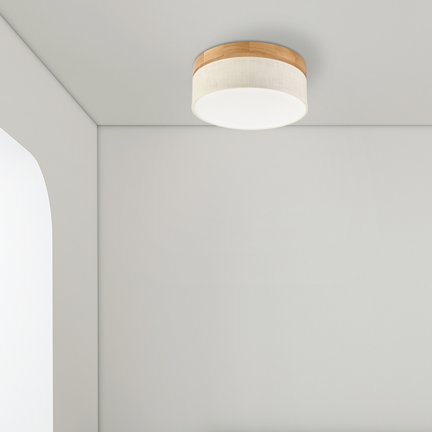 Brilagi - LED Lubinis šviestuvas BELLADONNA LED/20W/230V diametras 30 cm kremas/ąžuolas