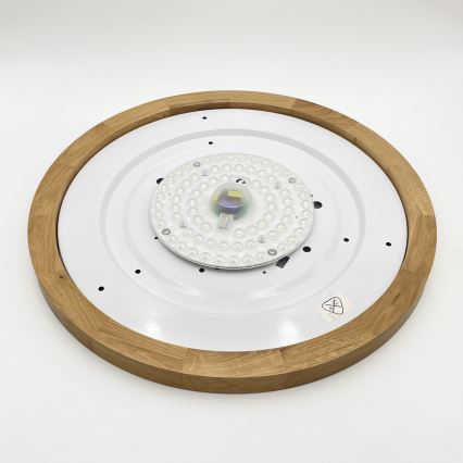 Brilagi - LED Lubinis šviestuvas BELLADONNA LED/36W/230V 50 cm kreminis/ąžuolas