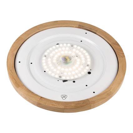 Brilagi - LED Lubinis šviestuvas BELLADONNA LED/36W/230V diametras 50 cm balta/ąžuolas