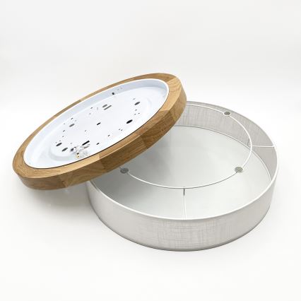 Brilagi - LED Lubinis šviestuvas BELLADONNA LED/36W/230V diametras 50 cm balta/ąžuolas