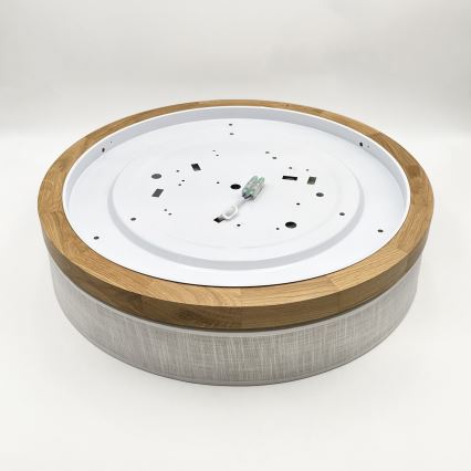 Brilagi - LED Lubinis šviestuvas BELLADONNA LED/36W/230V diametras 50 cm balta/ąžuolas