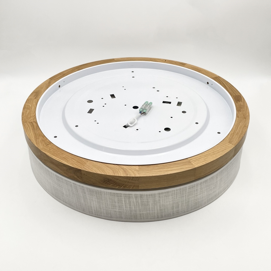 Brilagi - LED Lubinis šviestuvas BELLADONNA LED/36W/230V diametras 50 cm balta/ąžuolas