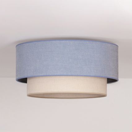 Brilagi - LED lubinis šviestuvas BOHO ECO 1xE27/10W/230V Ø 40 cm mėlyna/kreminė
