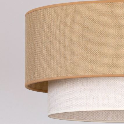 Brilagi - LED lubinis šviestuvas BOHO ECO 1xE27/10W/230V Ø 40 cm smėlinė/kreminė