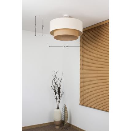 Brilagi - LED lubinis šviestuvas BOHO STYLE, 3x E27/15W/230V, skersmuo 60 cm