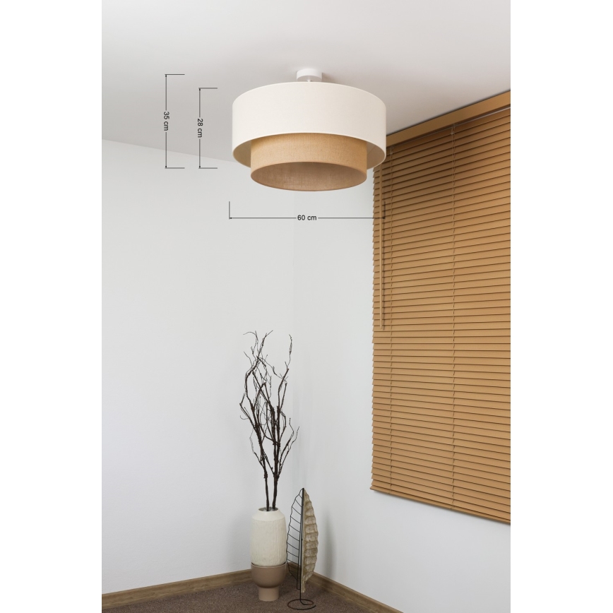 Brilagi - LED lubinis šviestuvas BOHO STYLE, 3x E27/15W/230V, skersmuo 60 cm