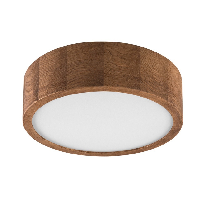 BRILAGI - LED lubinis šviestuvas CARVALHO 1xE27/15W/230V, ąžuolas/vyšnia, skersmuo 27 cm
