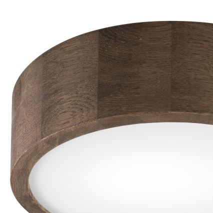 Brilagi - LED Lubinis šviestuvas CARVALHO 1xE27/60W/230V ąžuolas diametras 27 cm