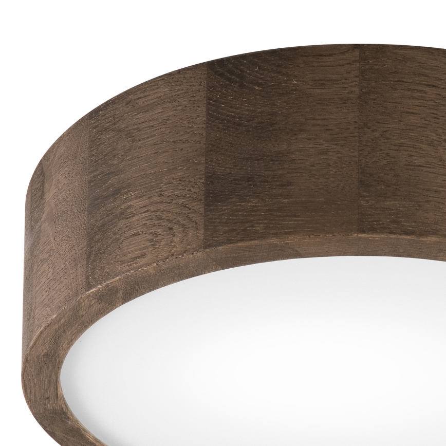 Brilagi - LED Lubinis šviestuvas CARVALHO 1xE27/60W/230V ąžuolas diametras 27 cm