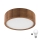 Brilagi - LED lubinis šviestuvas CARVALHO 1xE27/60W/230V ąžuolas vyšnia diametras 27 cm