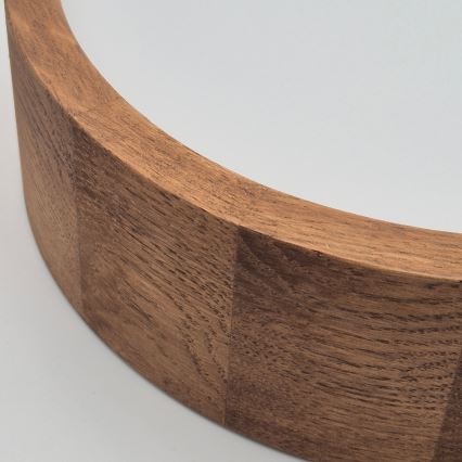 Brilagi - LED lubinis šviestuvas CARVALHO 1xE27/60W/230V ąžuolas vyšnia diametras 27 cm
