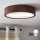 Brilagi - LED lubinis šviestuvas CARVALHO 2xE27/15W/230V ąžuolas/riešutas, skersmuo 37 cm