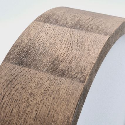 Brilagi - LED lubinis šviestuvas CARVALHO 2xE27/15W/230V ąžuolas/riešutas, skersmuo 37 cm
