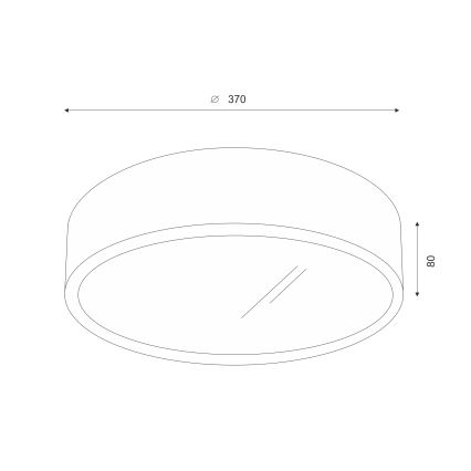 Brilagi - LED Lubinis šviestuvas CARVALHO 2xE27/60W/230V ąžuolas diametras 37 cm
