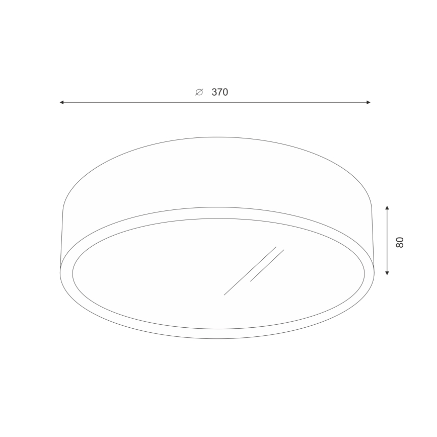 Brilagi - LED Lubinis šviestuvas CARVALHO 2xE27/60W/230V ąžuolas diametras 37 cm