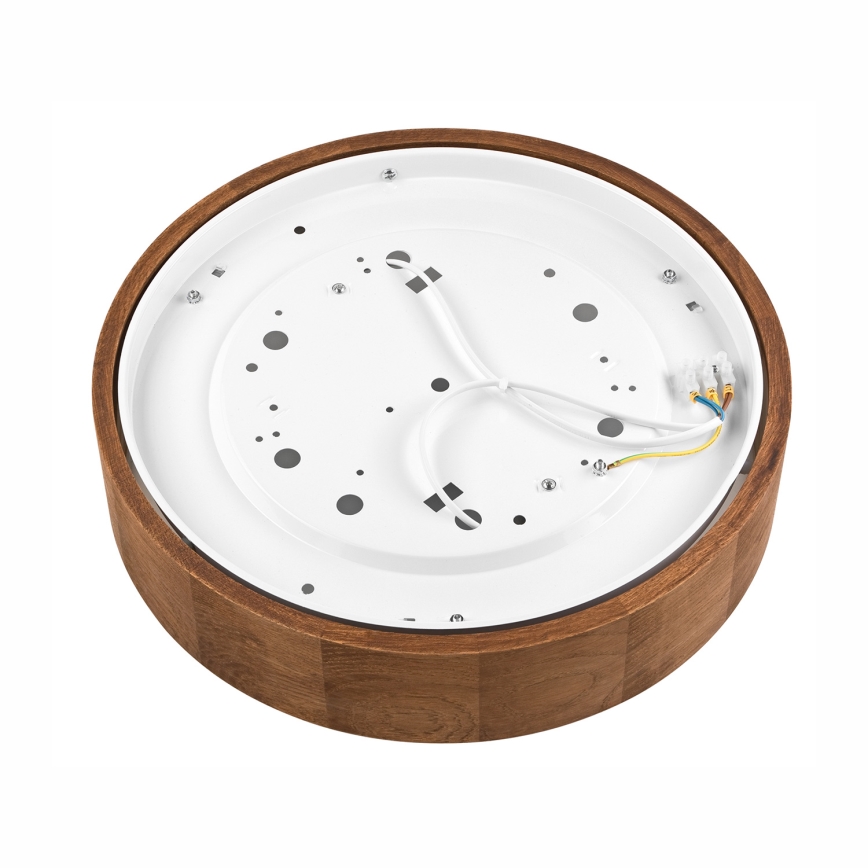 Brilagi - LED lubinis šviestuvas CARVALHO 2xE27/60W/230V ąžuolas vyšnia diametras 37 cm