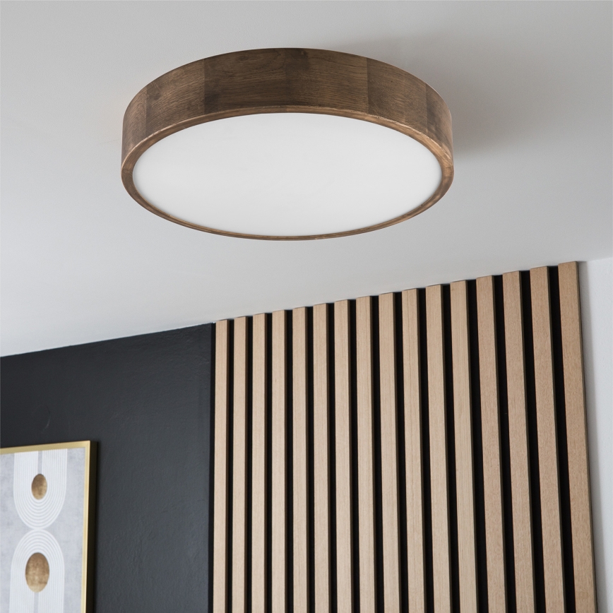 Brilagi - LED Lubinis šviestuvas CARVALHO 3xE27/60W/230V ąžuolas diametras 47 cm