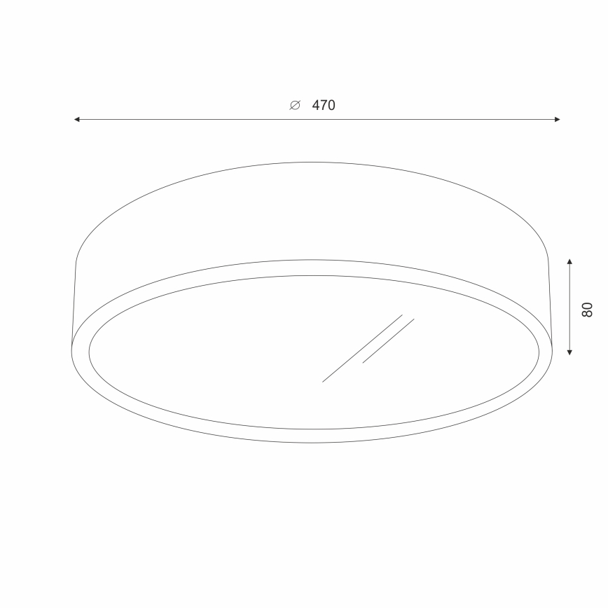 Brilagi - LED Lubinis šviestuvas CARVALHO 3xE27/60W/230V ąžuolas diametras 47 cm