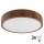 Brilagi - LED lubinis šviestuvas CARVALHO 3xE27/60W/230V ąžuolas vyšnia diametras 47 cm