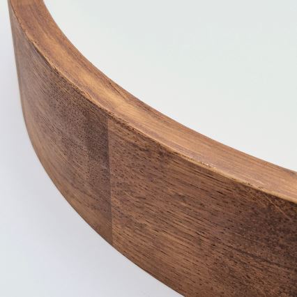 Brilagi - LED lubinis šviestuvas CARVALHO 3xE27/60W/230V ąžuolas vyšnia diametras 47 cm
