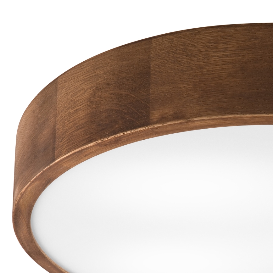 Brilagi - LED lubinis šviestuvas CARVALHO 3xE27/60W/230V ąžuolas vyšnia diametras 47 cm