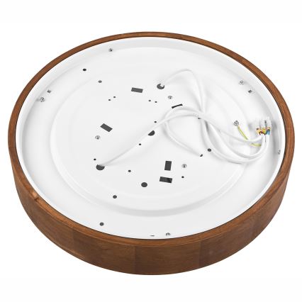 Brilagi - LED lubinis šviestuvas CARVALHO 3xE27/60W/230V ąžuolas vyšnia diametras 47 cm