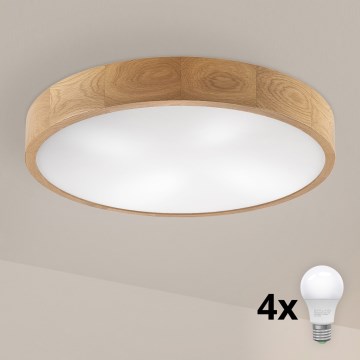 Brilagi - LED Lubinis šviestuvas CARVALHO 4xE27/60W/230V 57,5 cm