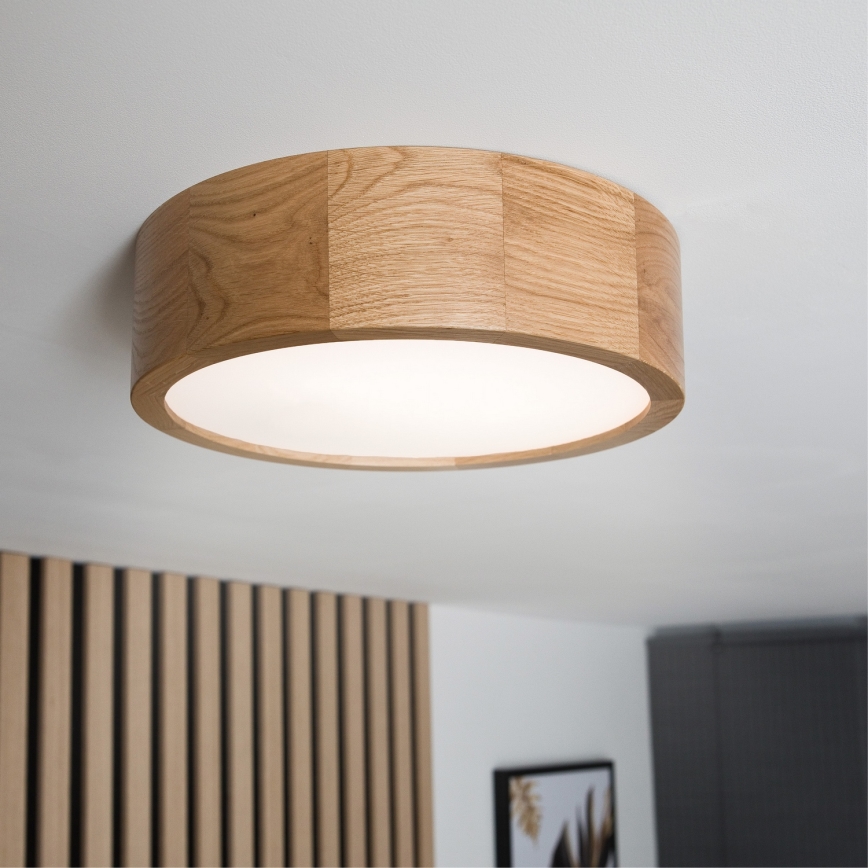 Brilagi - LED lubinis šviestuvas CARVALHO LED/20W/230V ąžuolas Ø 27,5 cm