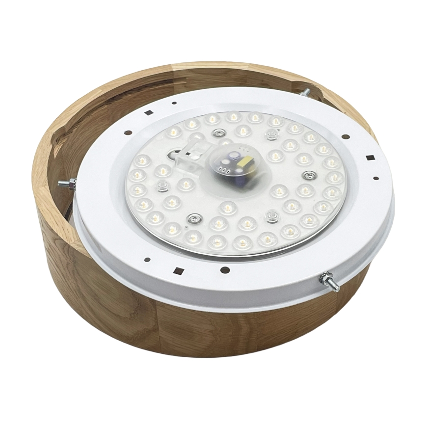 Brilagi - LED lubinis šviestuvas CARVALHO LED/20W/230V ąžuolas Ø 27,5 cm