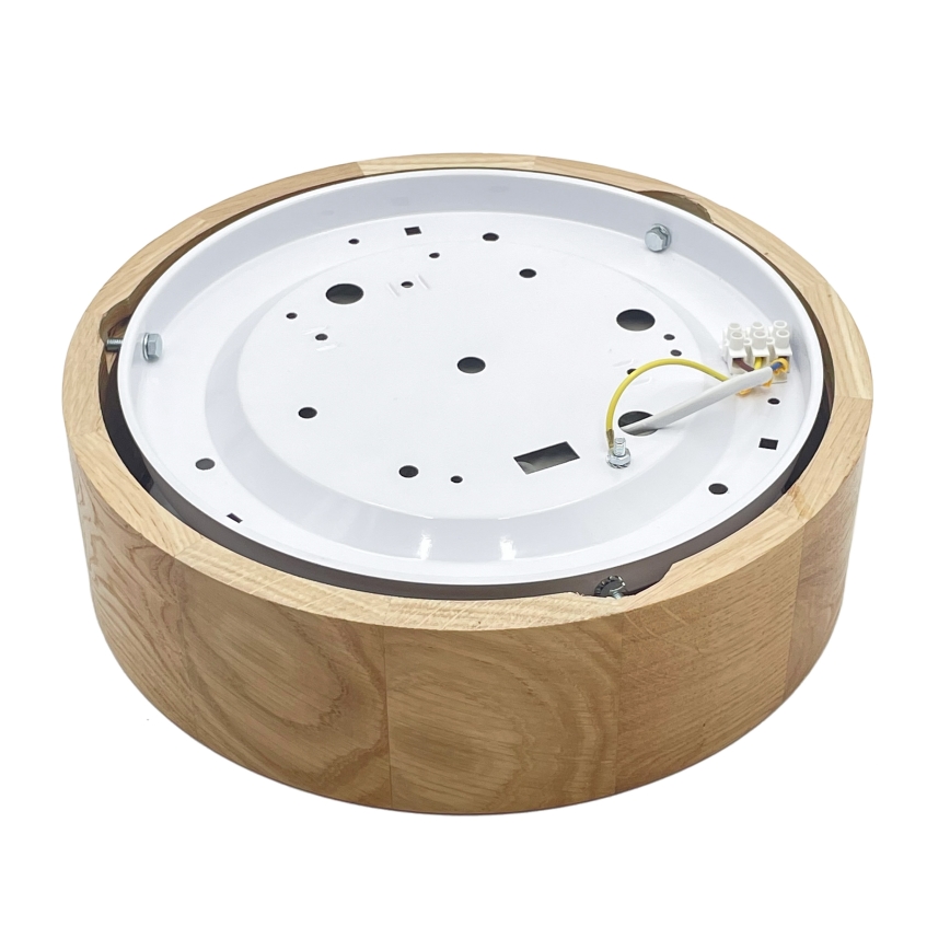 Brilagi - LED lubinis šviestuvas CARVALHO LED/20W/230V ąžuolas Ø 27,5 cm