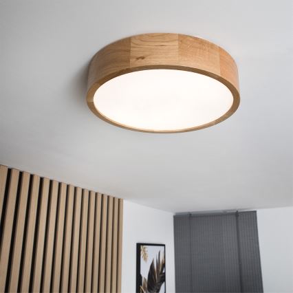 Brilagi - LED lubinis šviestuvas CARVALHO LED/36W/230V ąžuolas, skersmuo 37,5 cm