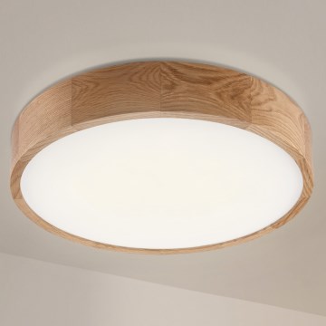 Brilagi - LED lubinis šviestuvas CARVALHO LED/36W/230V, ąžuolas, skersmuo 47,5 cm