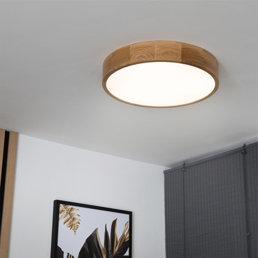 Brilagi - LED lubinis šviestuvas CARVALHO LED/36W/230V, ąžuolas, skersmuo 47,5 cm