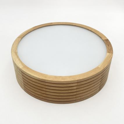 Brilagi - LED lubinis šviestuvas CARVALHO MODERN 1xE27/60W/230V Ø 27,5 cm ąžuolas
